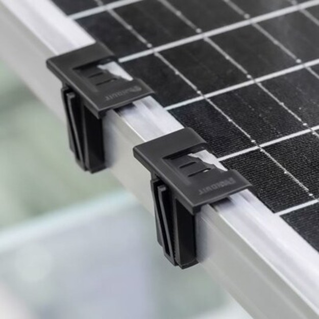 PANDUIT 排水夾，耐候黑色，100 裝 USDC-C130　 太陽能排水夾，抗紫外線